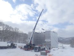 一般国道5号 仁木町 古別川橋橋台工事 1月-5