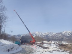 一般国道5号 仁木町 古別川橋橋台工事 2月-5