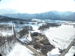 一般国道5号 仁木町 古別川橋橋台工事 3月-1