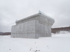 一般国道5号 仁木町 古別川橋橋台工事 3月-8