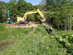 一般国道5号 仁木町 古別川橋橋台工事 5月-5