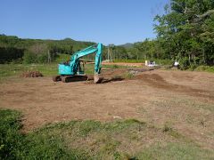 一般国道5号 仁木町 古別川橋橋台工事 5月-6