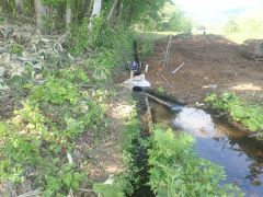 一般国道5号 仁木町 古別川橋橋台工事 5月-8