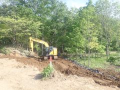 一般国道5号 仁木町 古別川橋橋台工事 5月-11