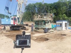 一般国道5号 仁木町 古別川橋橋台工事 6月-10