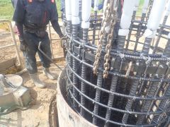 一般国道5号 仁木町 古別川橋橋台工事 6月-16