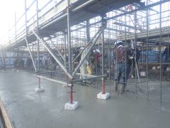 一般国道5号 仁木町 古別川橋橋台工事 9月-12