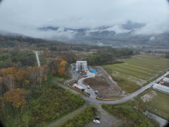 一般国道5号 仁木町 古別川橋橋台工事 10月-1