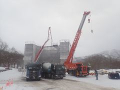 一般国道5号 仁木町 古別川橋橋台工事 12月-9